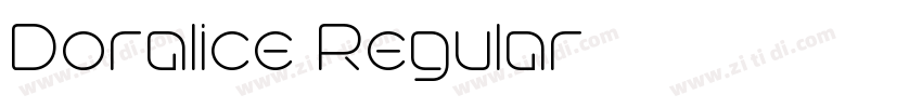 Doralice Regular字体转换 Doralice Regular字体转换